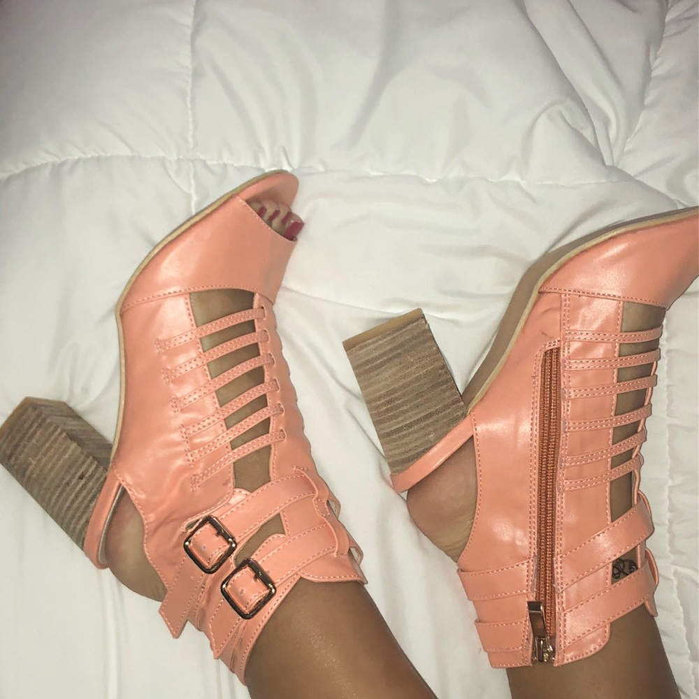 Coral heels